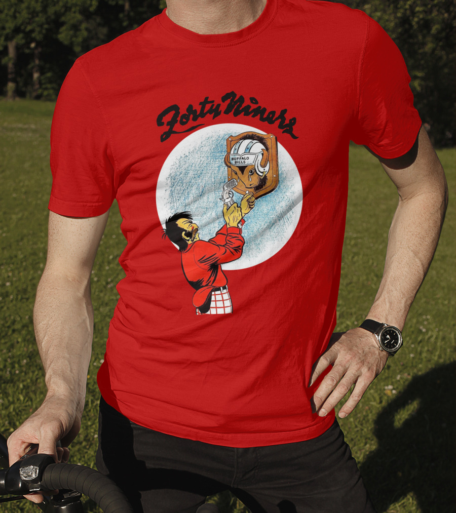 Forty Niner Buffalo Bills Helmet Quirky T-Shirt