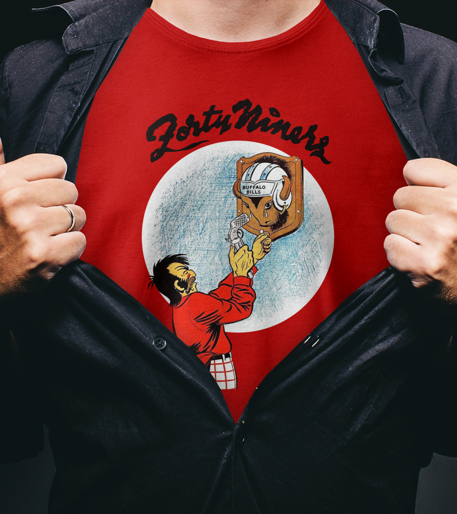 Forty Niner Buffalo Bills Helmet Quirky T-Shirt