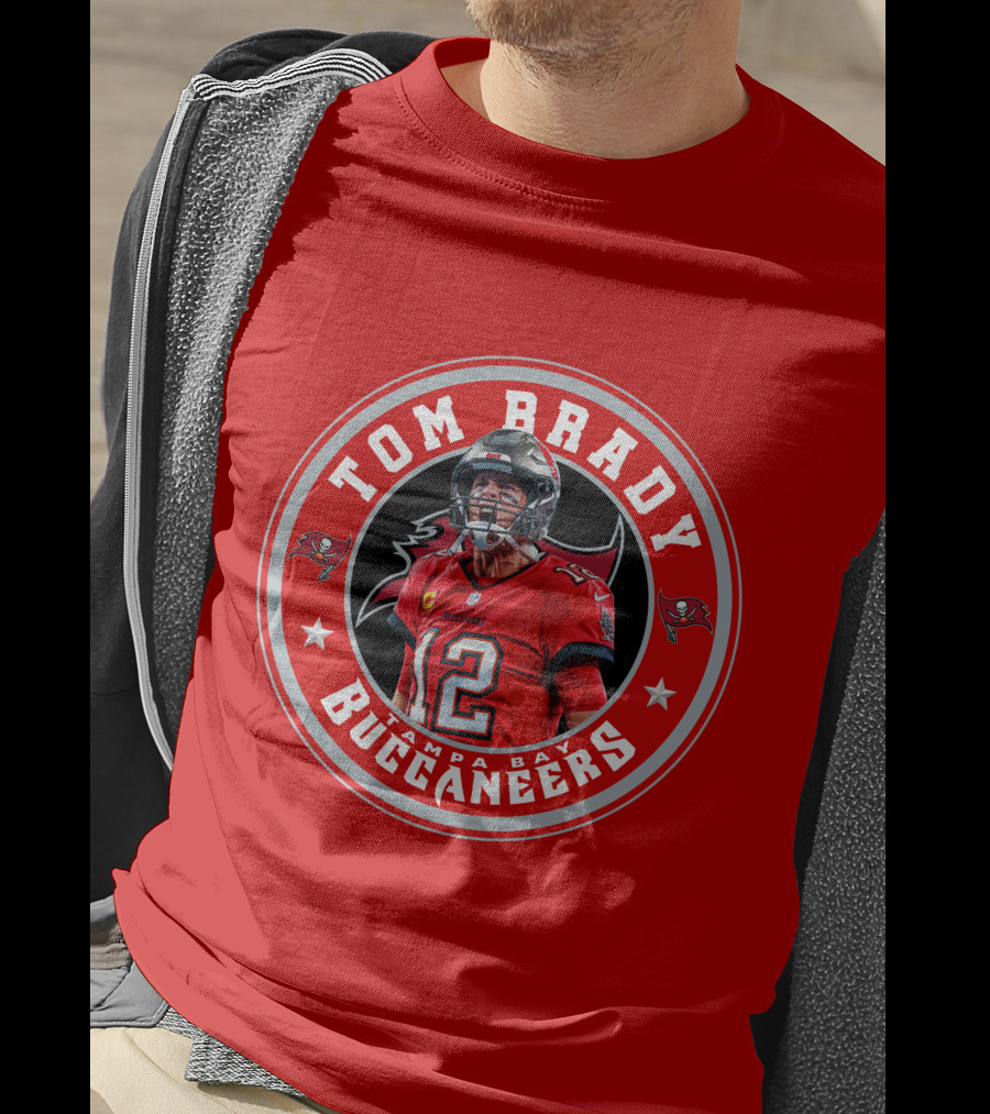 Tom Brady Tampa Bay Buccaneers Number 12 Fan T-Shirt