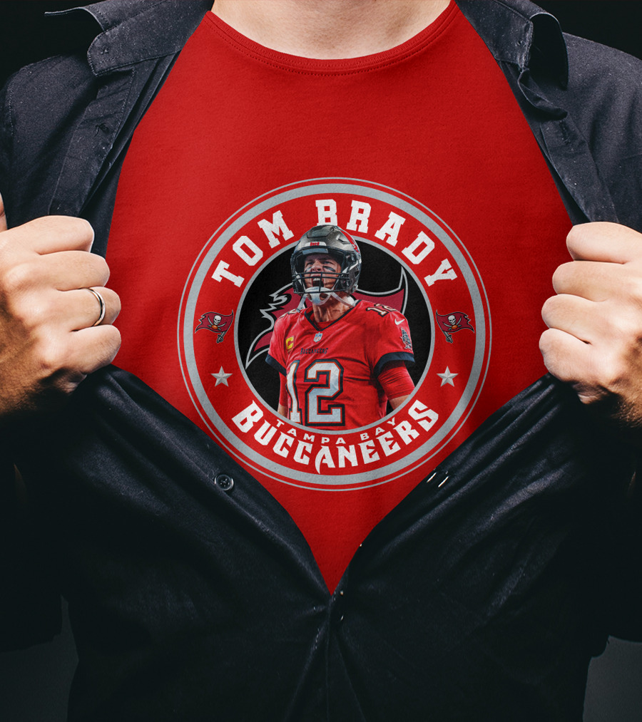 Tom Brady Tampa Bay Buccaneers Number 12 Fan T-Shirt