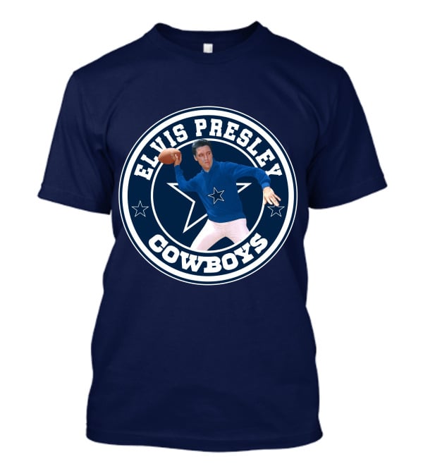 Elvis Presley Cowboys Football Star T-Shirt