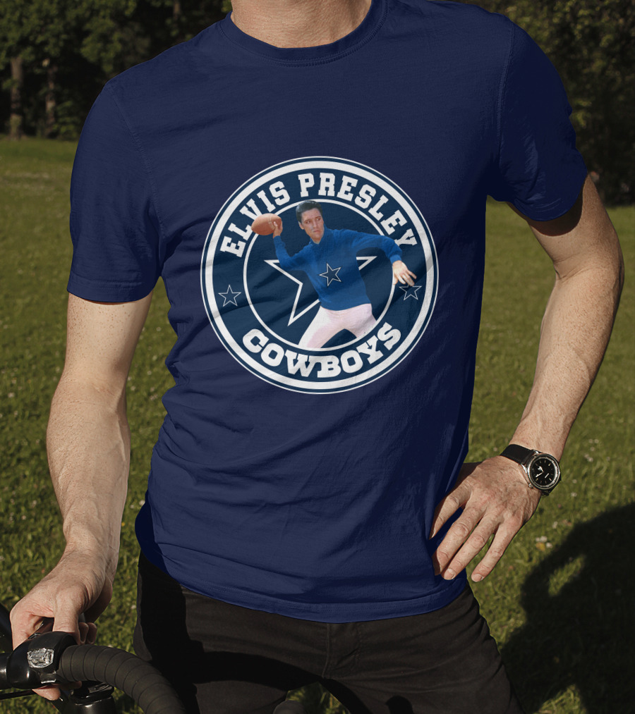 Elvis Presley Cowboys Football Star T-Shirt
