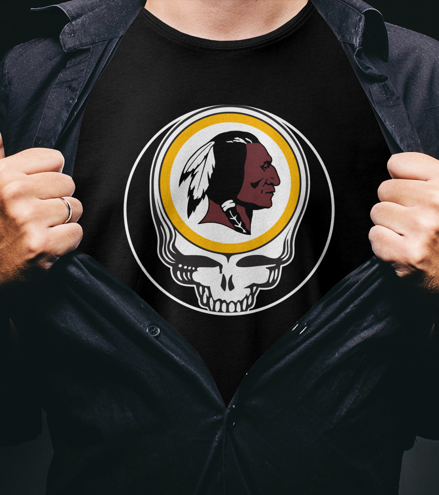 Washington Commanders Grateful Dead Collaboration T-Shirt