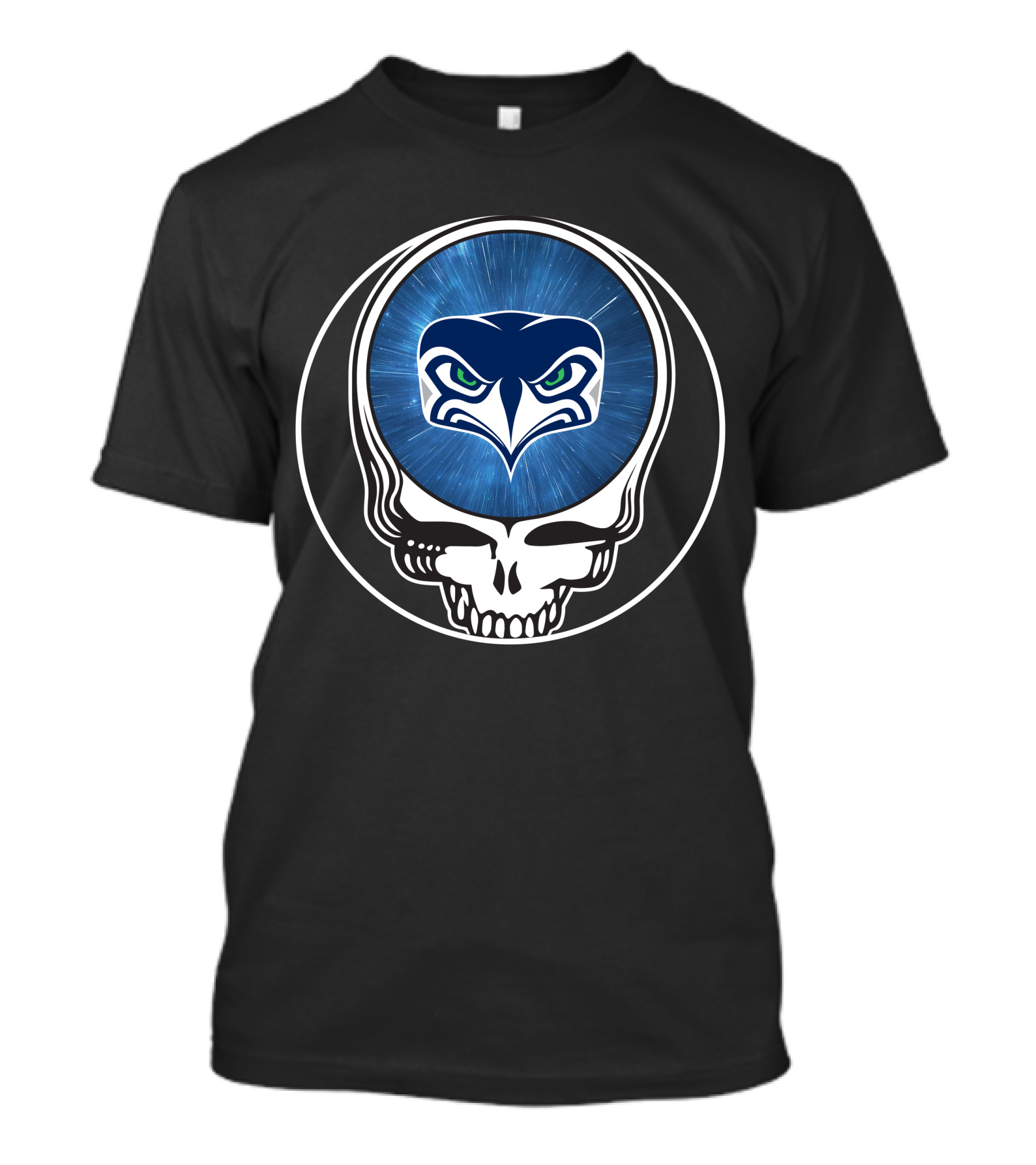 Seattle Seahawks Skull T-Shirt