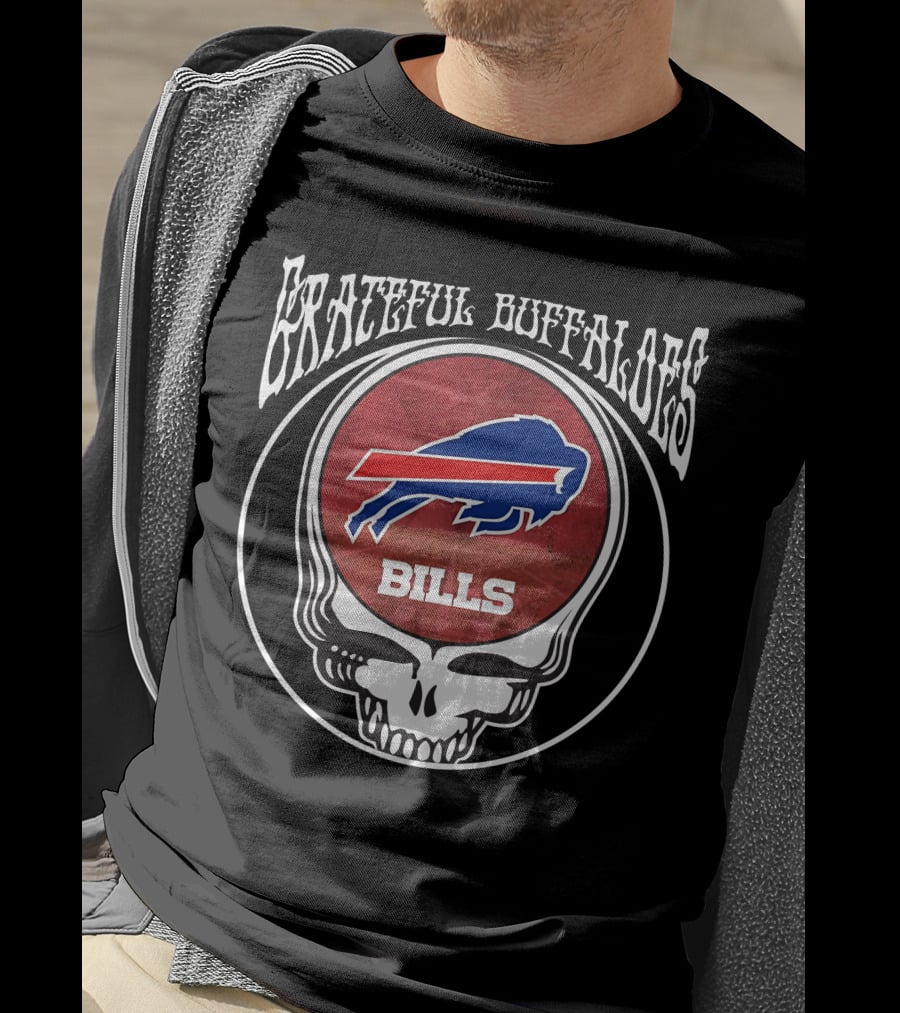 Grateful Buffaloes Bills Skull T-Shirt