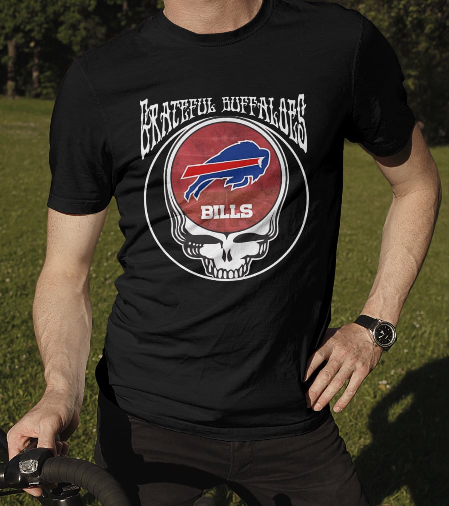 Grateful Buffaloes Bills Skull T-Shirt