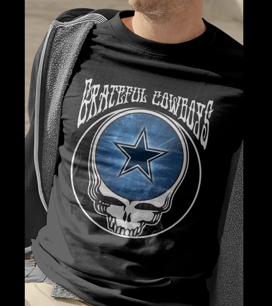 Star Skull Grateful Cowboys Dallas Fusion T-Shirt