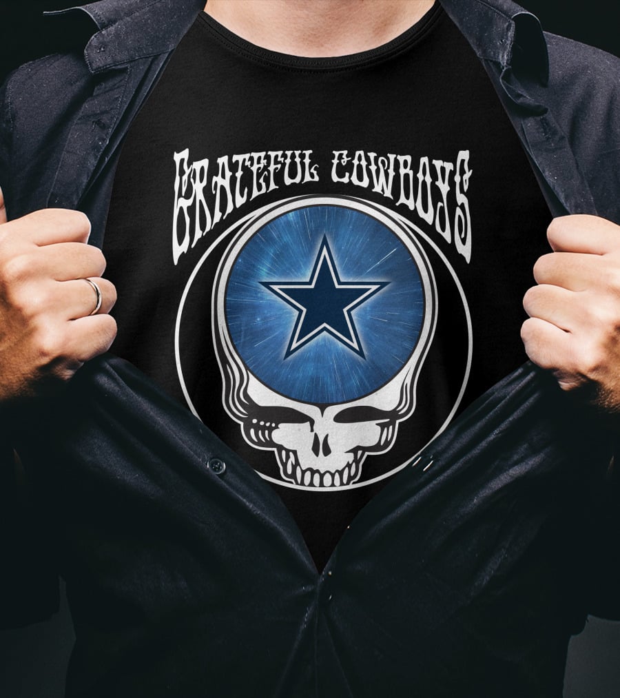 Star Skull Grateful Cowboys Dallas Fusion T-Shirt
