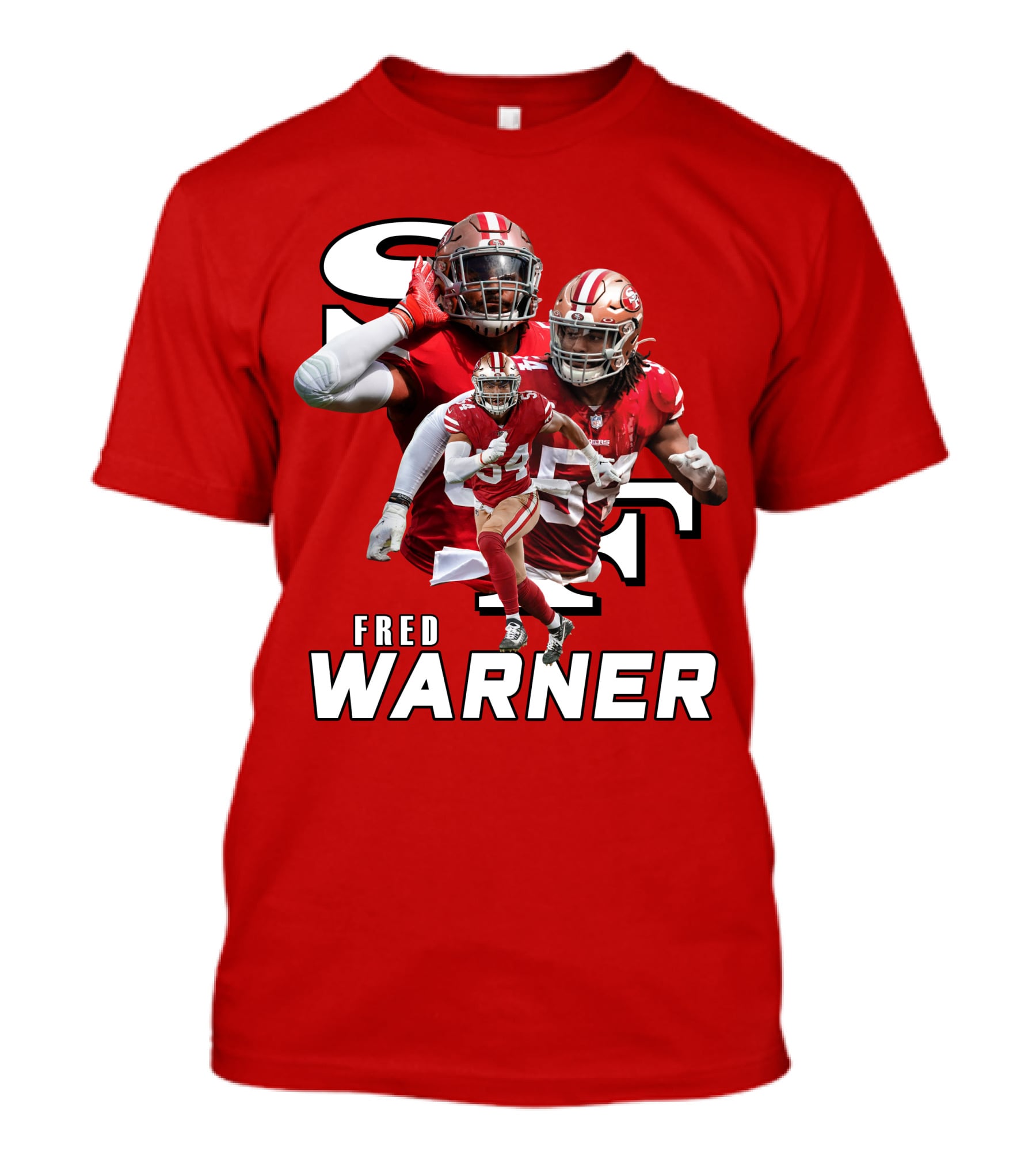 Fred Warner 49ers SF Football Number 54 T-Shirt