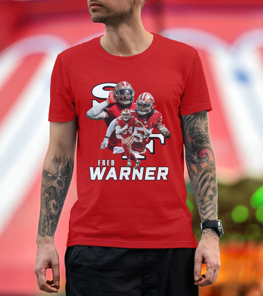 Fred Warner 49ers SF Football Number 54 T-Shirt