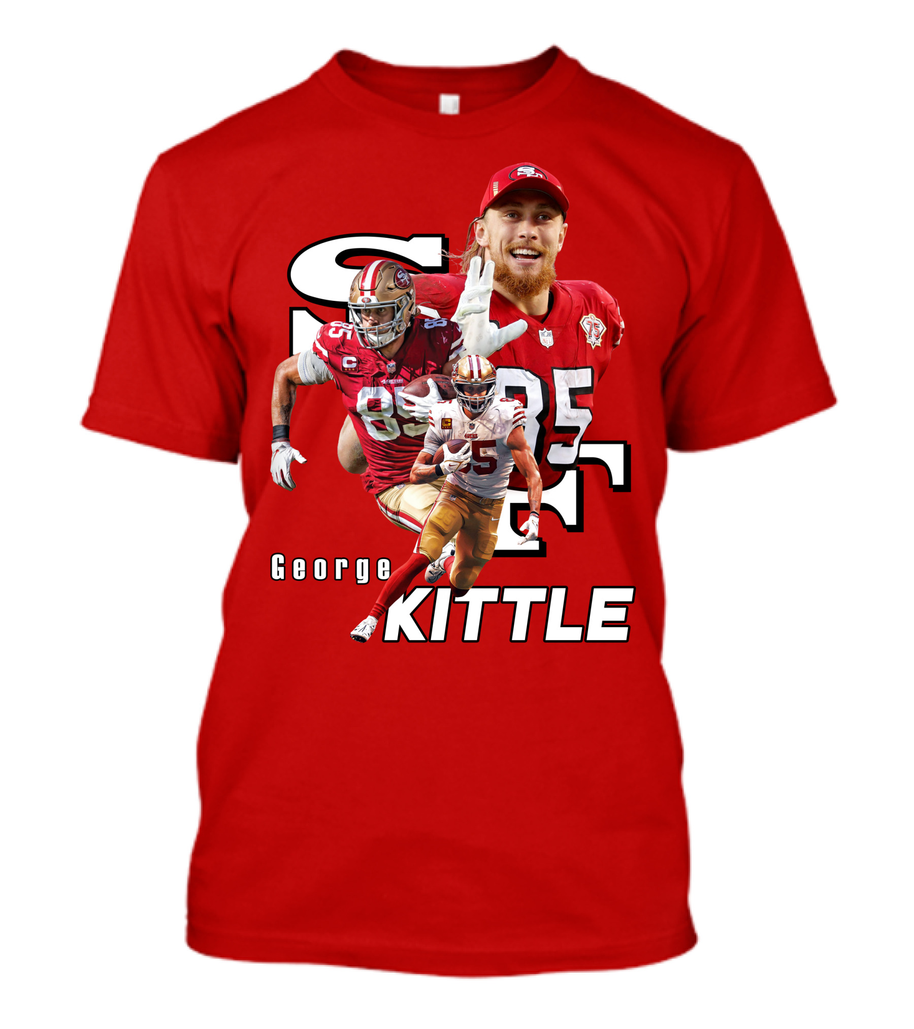 George Kittle 85 SF 49ers Football Star T-Shirt