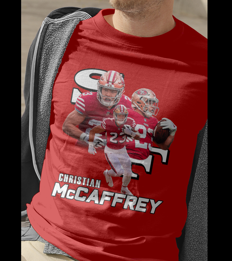 Christian McCaffrey 49ers Football Number 23 T-Shirt