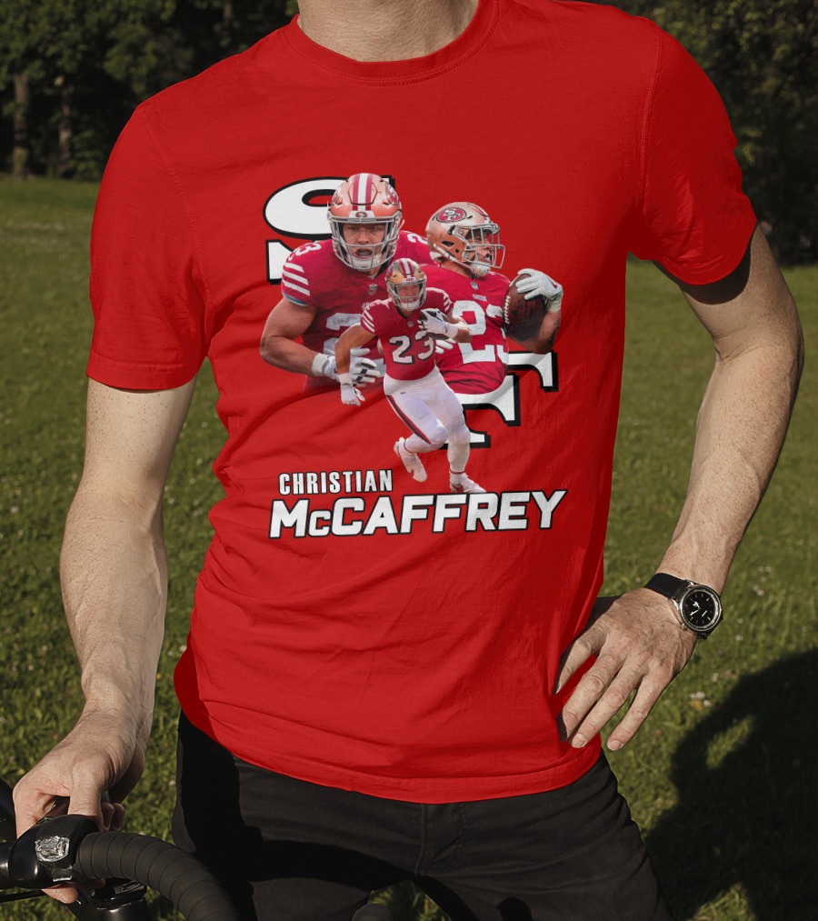 Christian McCaffrey 49ers Football Number 23 T-Shirt