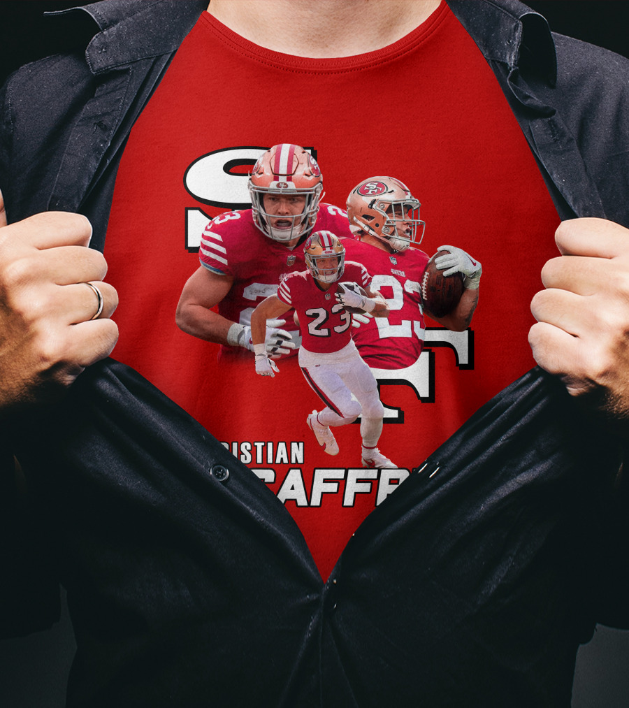 Christian McCaffrey 49ers Football Number 23 T-Shirt