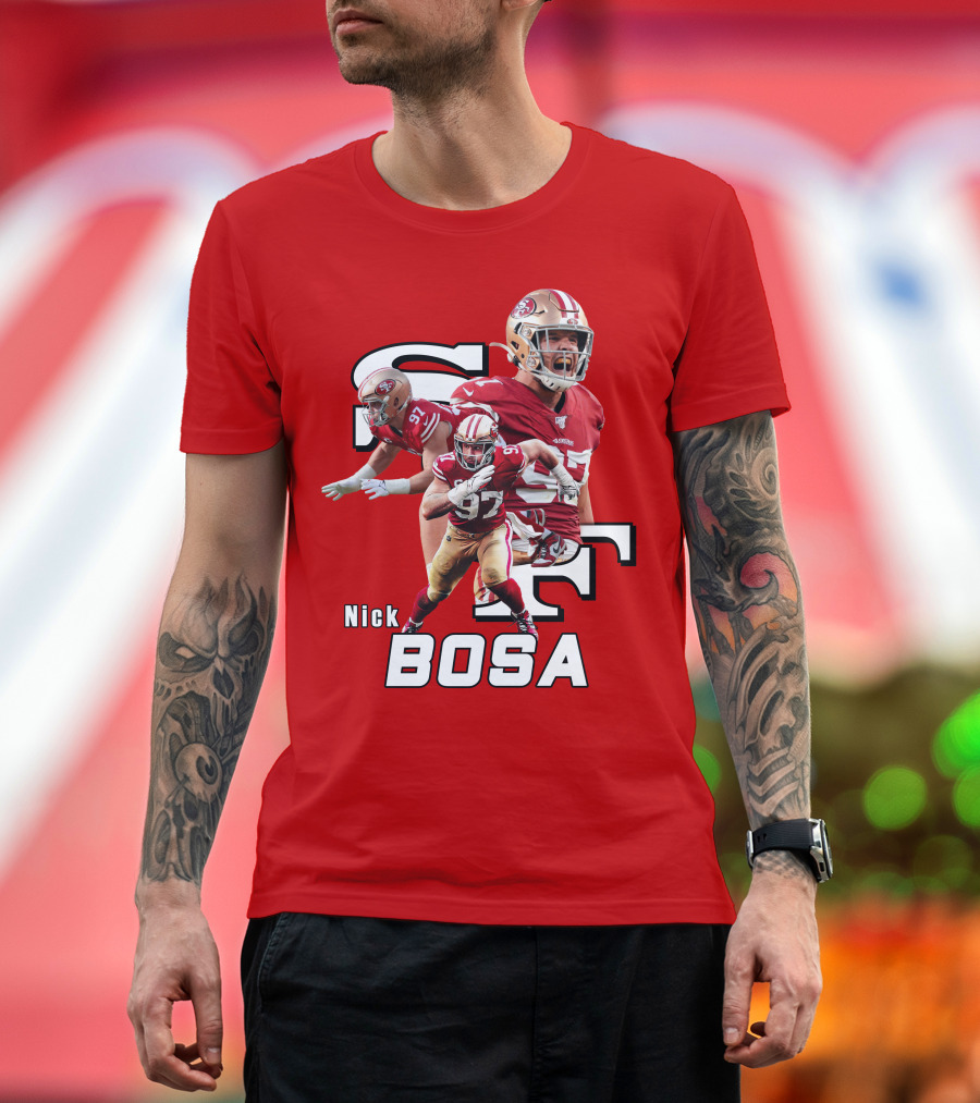 Nick Bosa 49ers Football Player SF T-Shirt