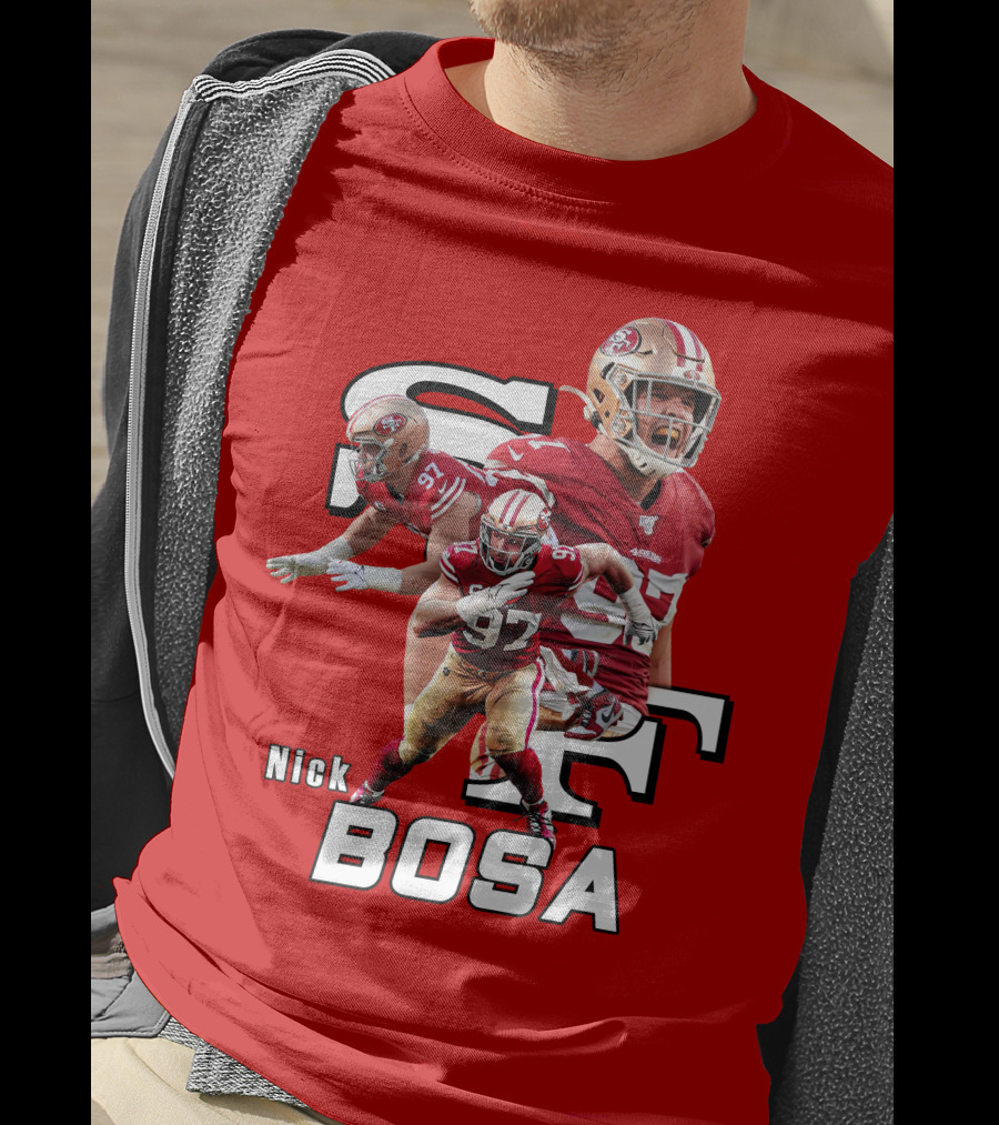 Nick Bosa 49ers Football Player SF T-Shirt