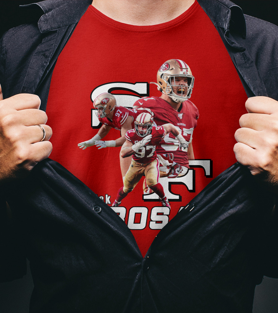 Nick Bosa 49ers Football Player SF T-Shirt