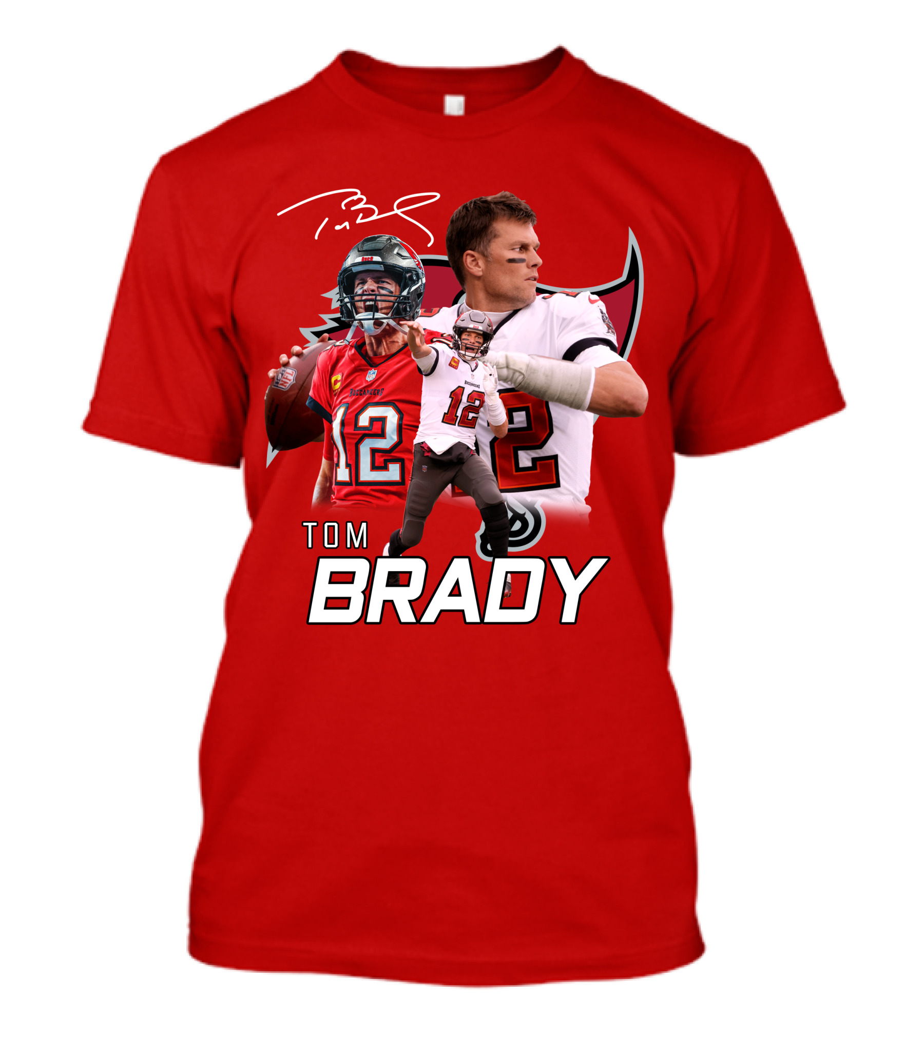 Tom Brady 12 Buccaneers Quarterback T-Shirt