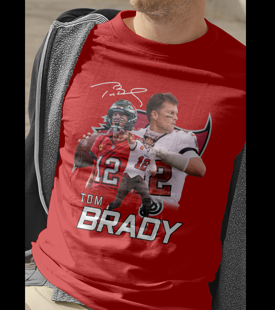Tom Brady 12 Buccaneers Quarterback T-Shirt