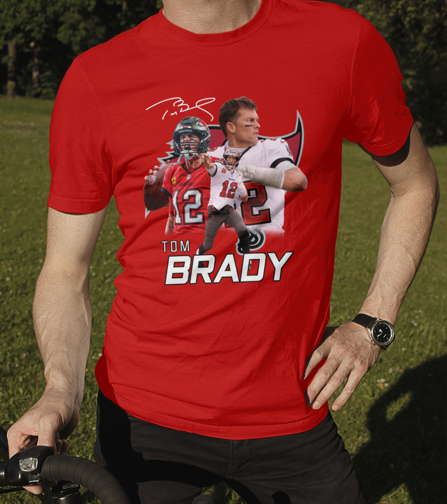 Tom Brady 12 Buccaneers Quarterback T-Shirt
