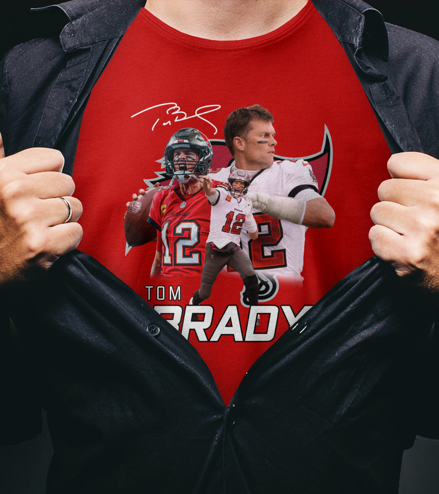Tom Brady 12 Buccaneers Quarterback T-Shirt