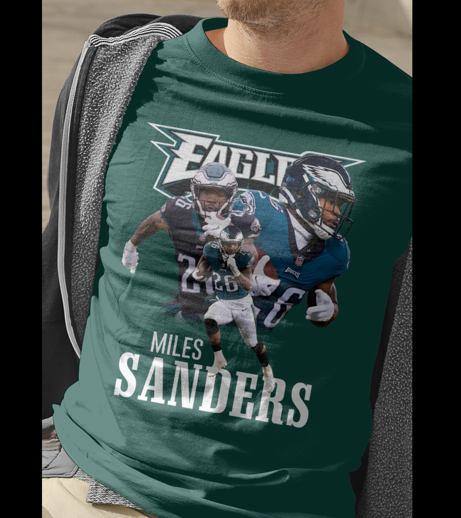 Eagles MS26 Running Back Action Play T-Shirt