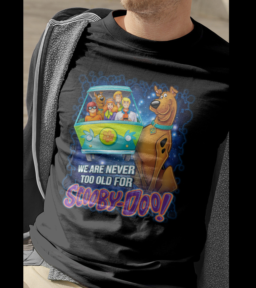 Scooby-Doo Mystery Machine We Are Never Too Old For Adventure T-Shirt