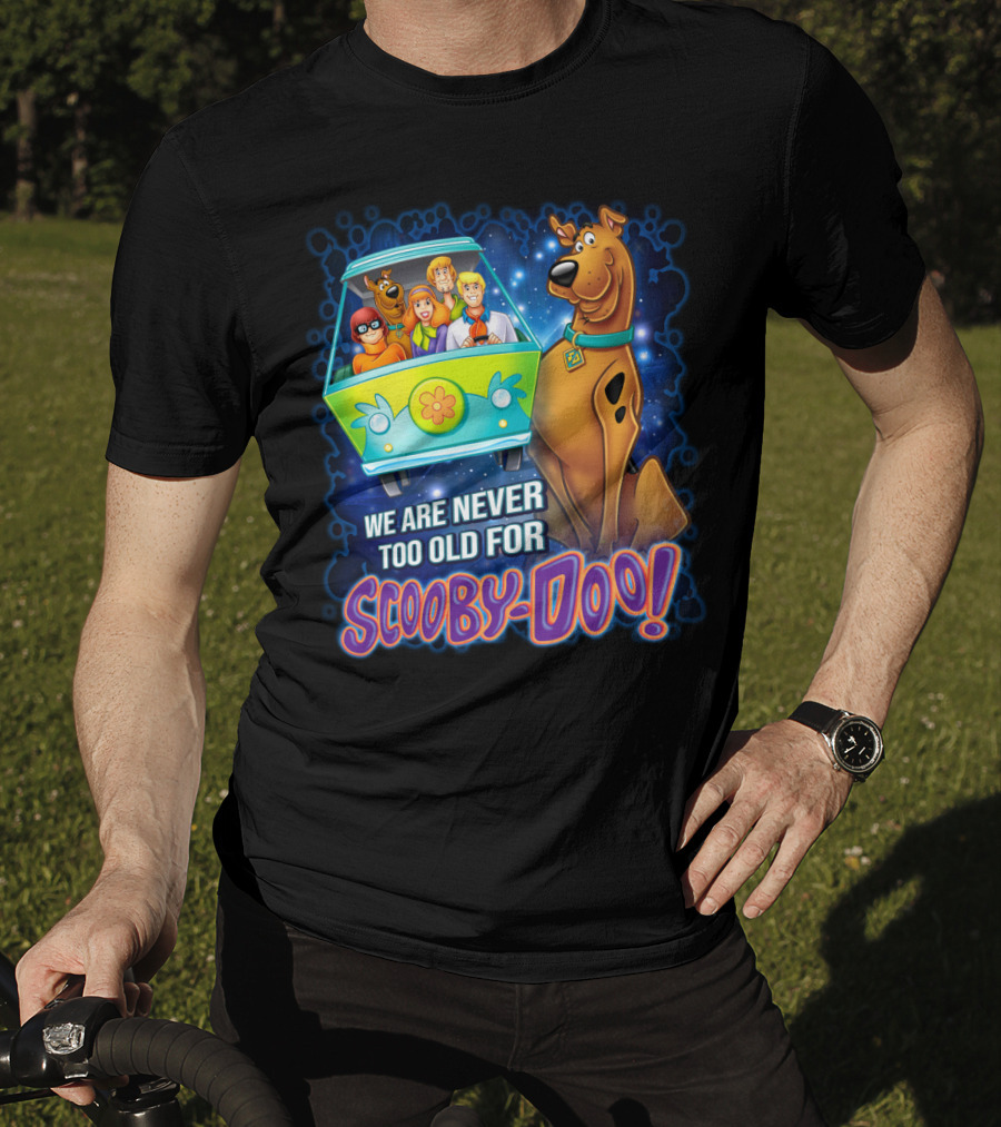 Scooby-Doo Mystery Machine We Are Never Too Old For Adventure T-Shirt