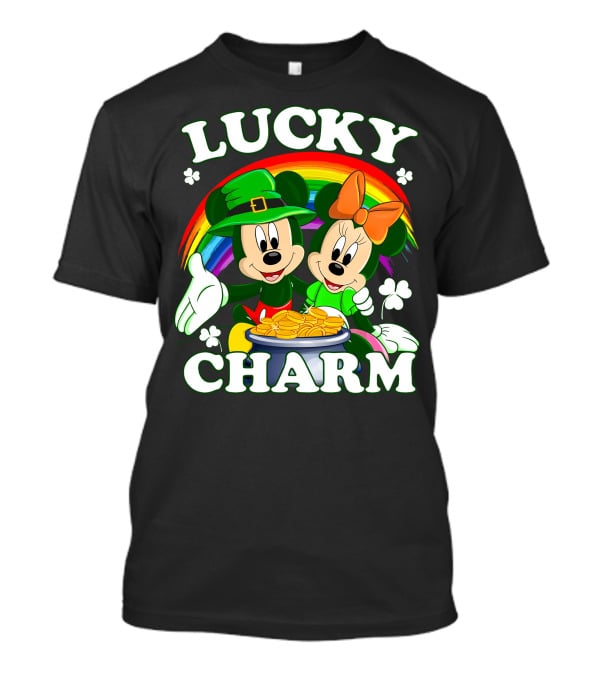 LUCKY CHARM Mickey And Minnie T-Shirt