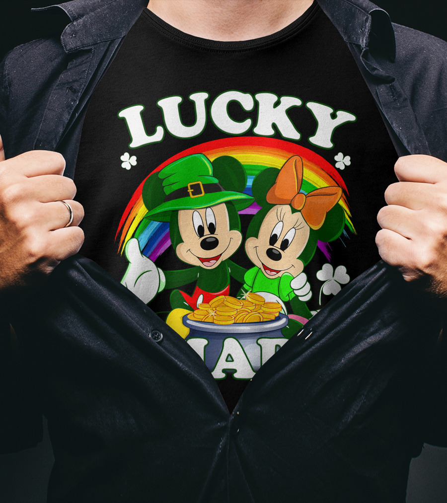 LUCKY CHARM Mickey And Minnie T-Shirt