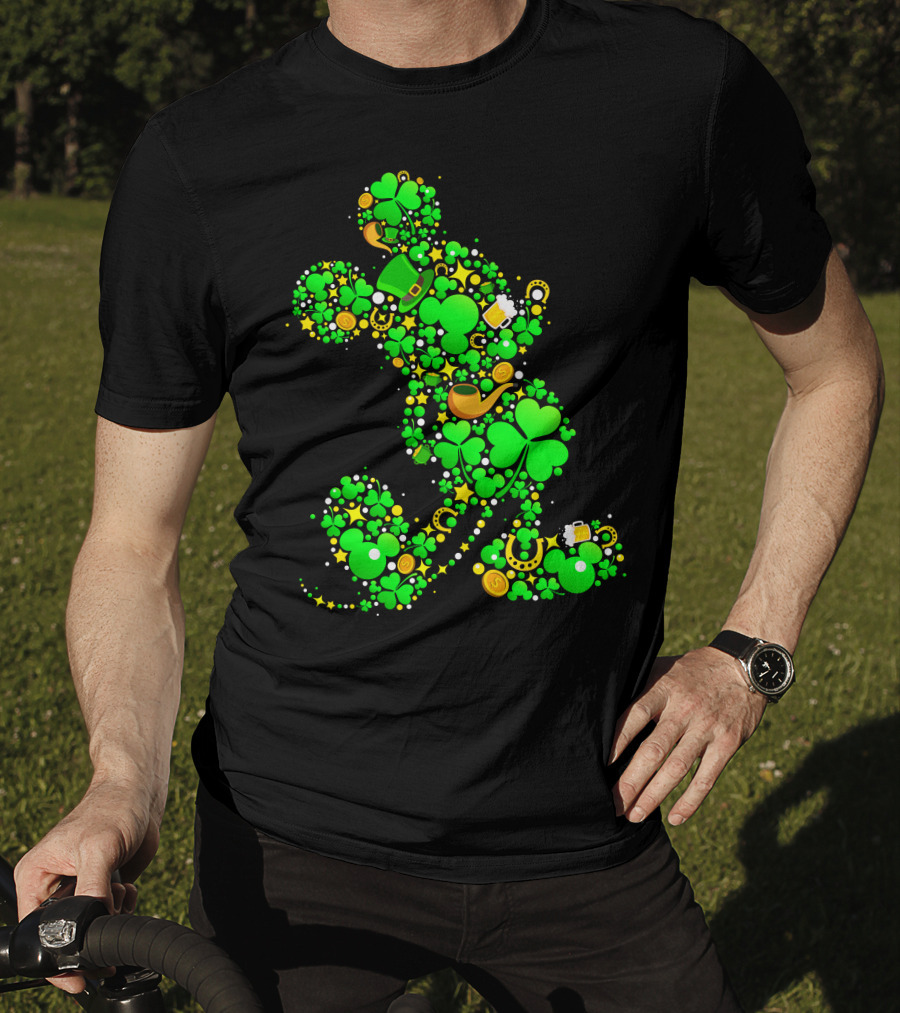Mickey Mouse Shamrock Luck St. Patrick's Day 2019 T-Shirt
