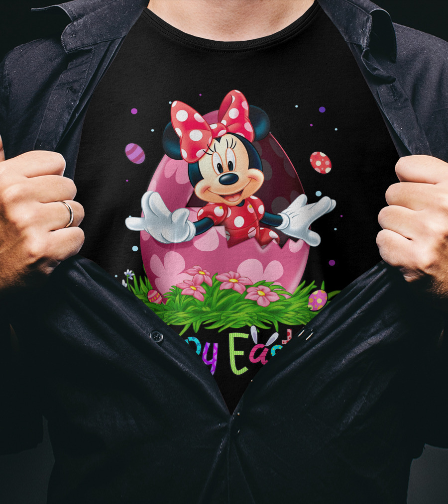 Minnie Mouse Happy Easter Egg Surprise T-Shirt
