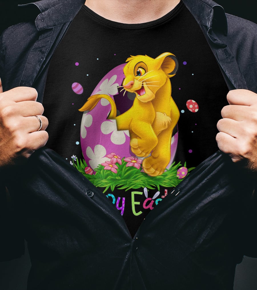 Simba Happy Easter Egg Celebration T-Shirt