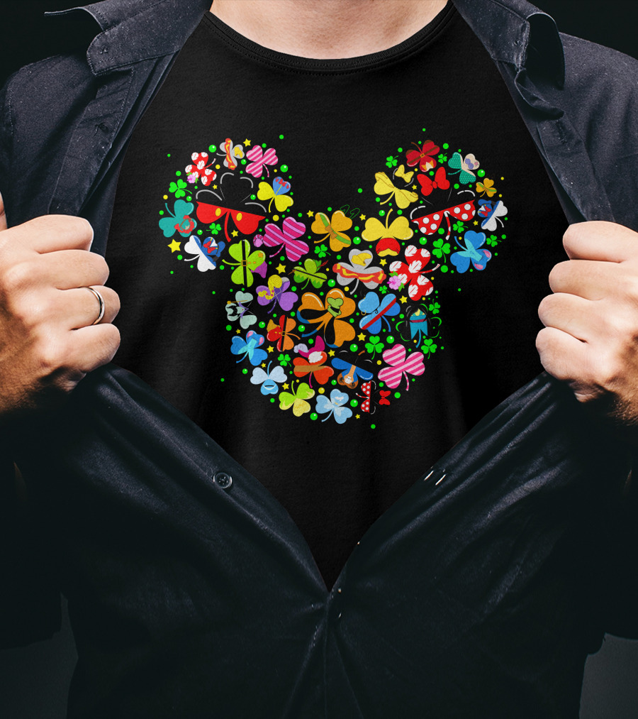 Disney Characters Mouse Ears Collage T-Shirt
