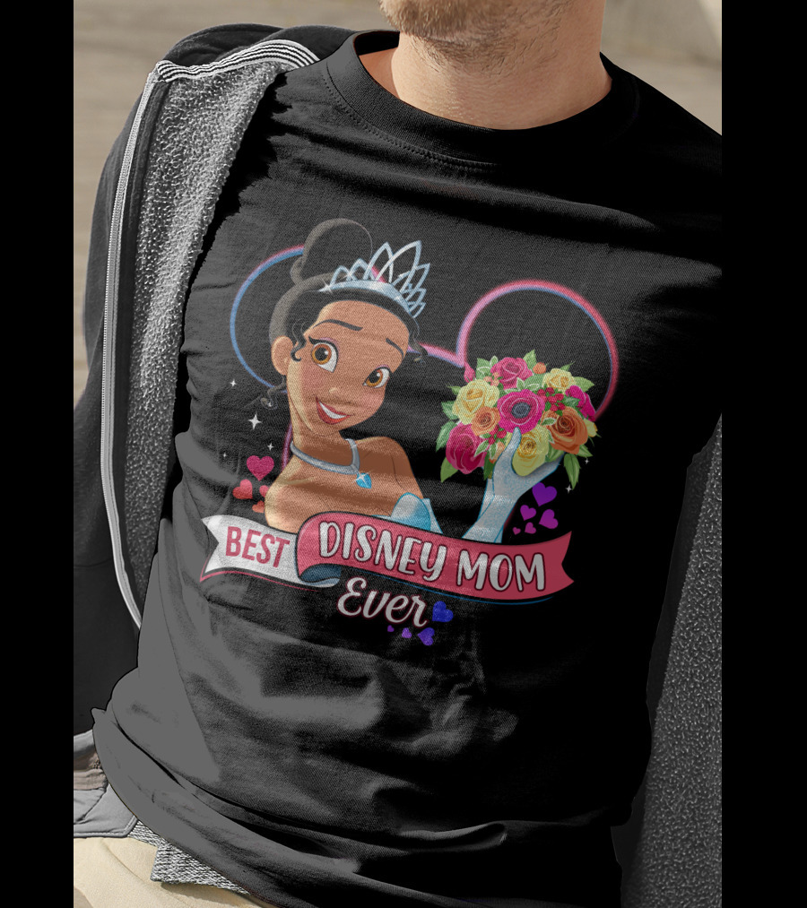 Best Disney Mom Ever Tiana Princess And The Frog Mouse Ears T-Shirt