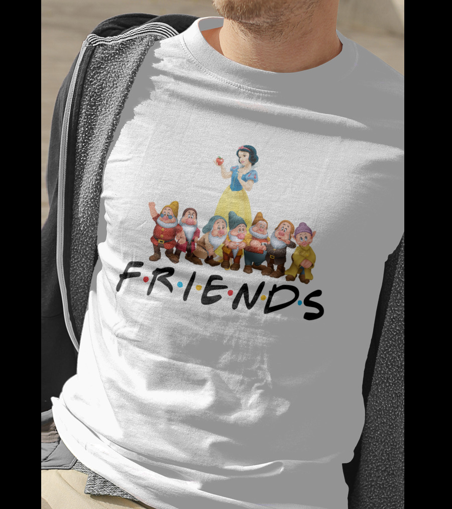 Disney Snow White And The Seven Dwarfs Friends TV Show Inspired T-Shirt