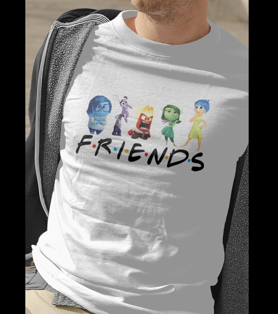 Friends Inside Out Characters T-Shirt