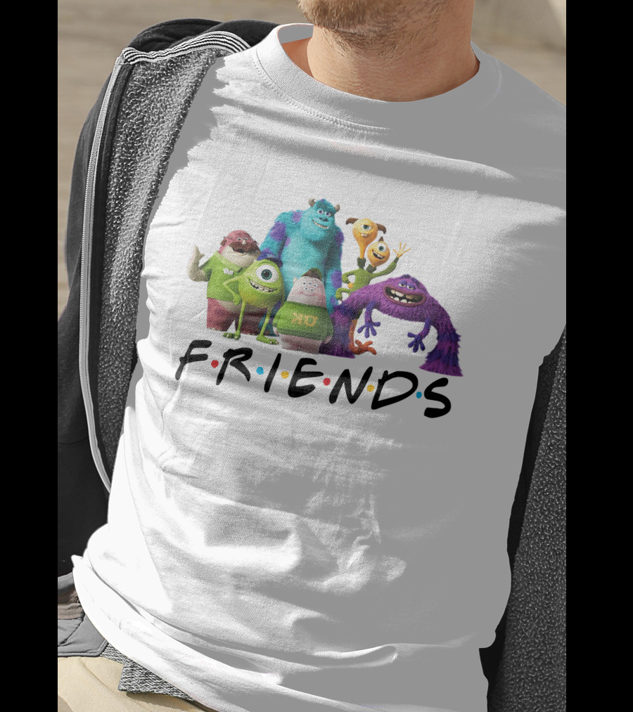 Monsters University Friends Pixar Characters T-Shirt