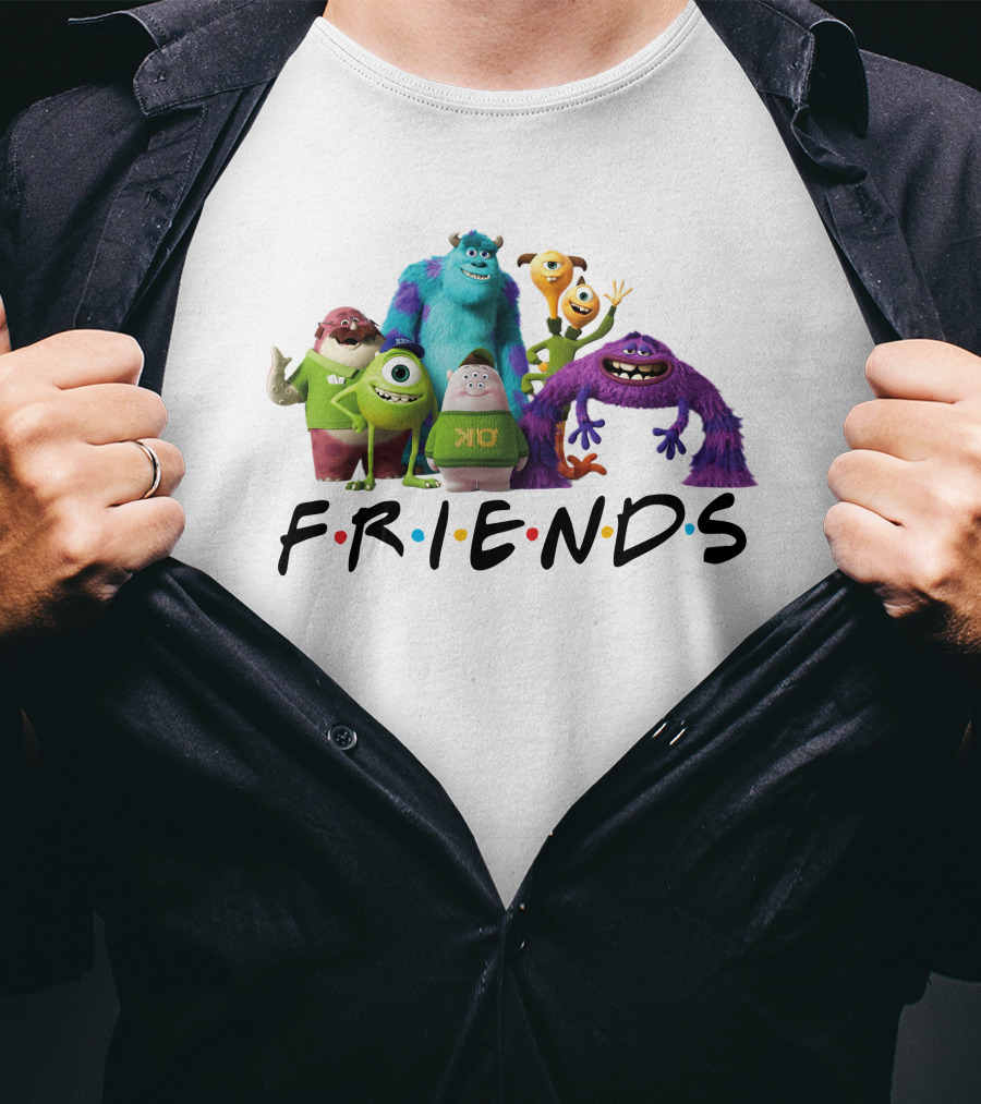 Monsters University Friends Pixar Characters T-Shirt