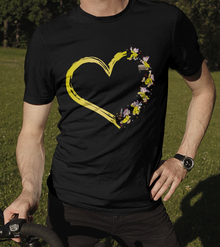 Dopey And Yellow Heart Brushstroke Magic T-Shirt