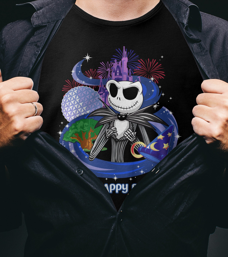 My Happy Place Jack Castle Fireworks Magic Hat T-Shirt