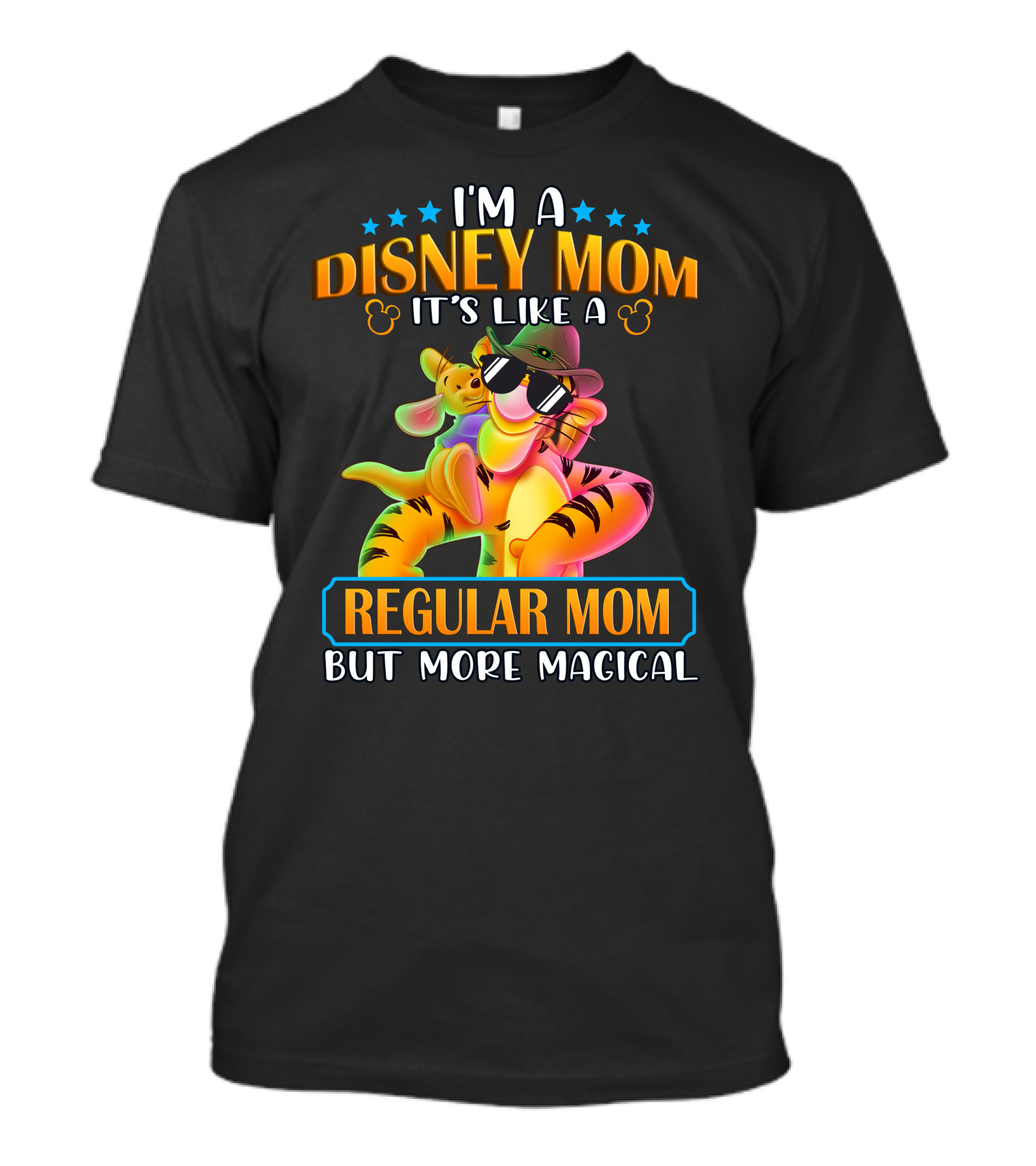 I'm A Disney Mom It's Like A Regular Mom But More Magical Tigger Piglet T-Shirt