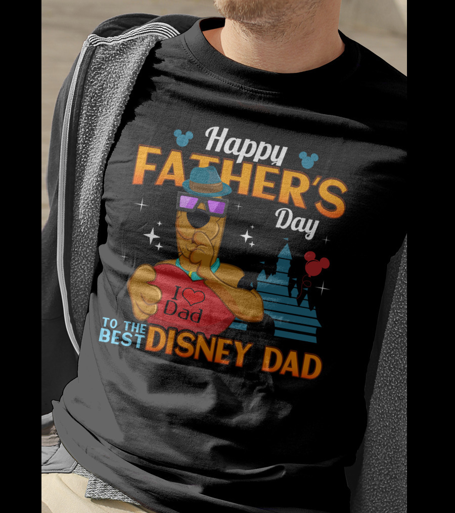Happy Father's Day To The Best Disney Dad Scooby Doo T-Shirt