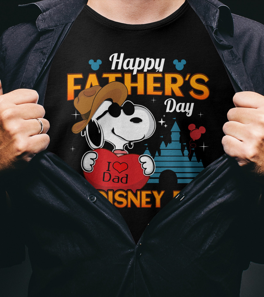 Happy Father's Day To The Best Disney Dad T-Shirt