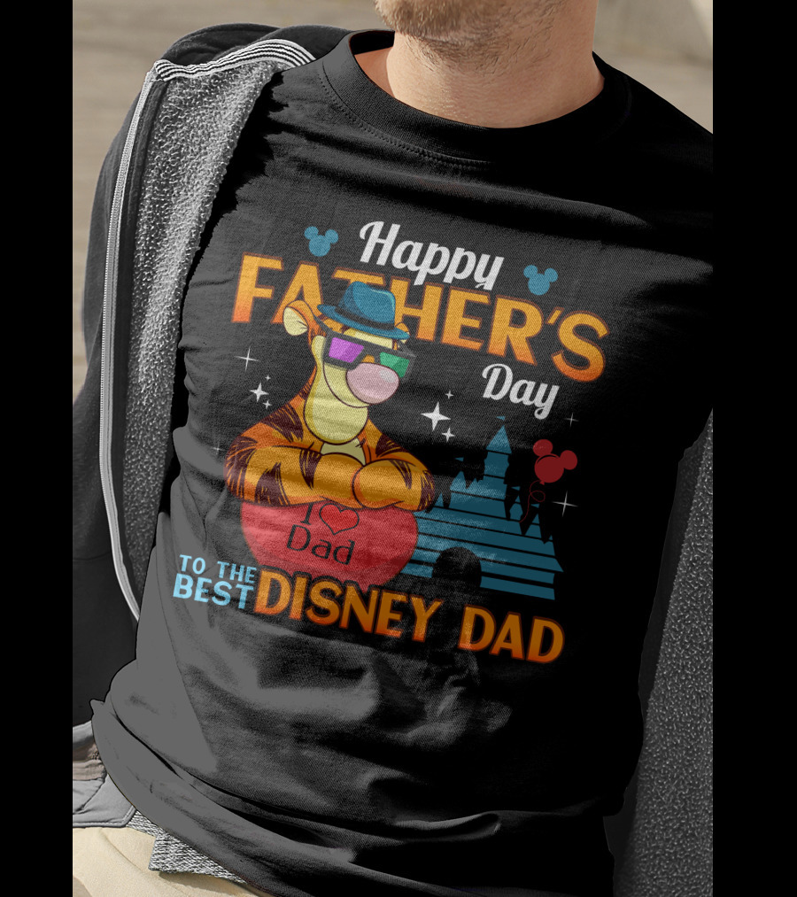 Happy Father's Day Tigger Disney Dad T-Shirt