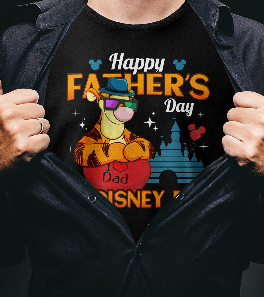 Happy Father's Day Tigger Disney Dad T-Shirt