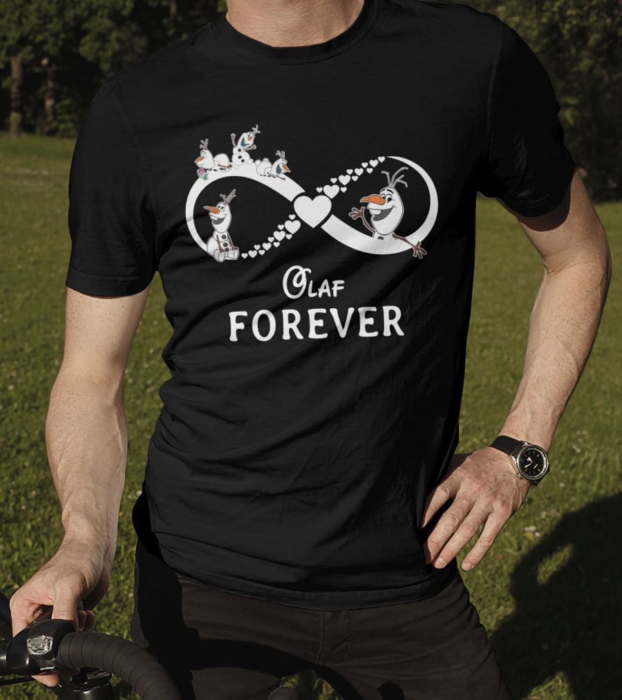 Olaf Forever Infinity Heart Snowman T-Shirt