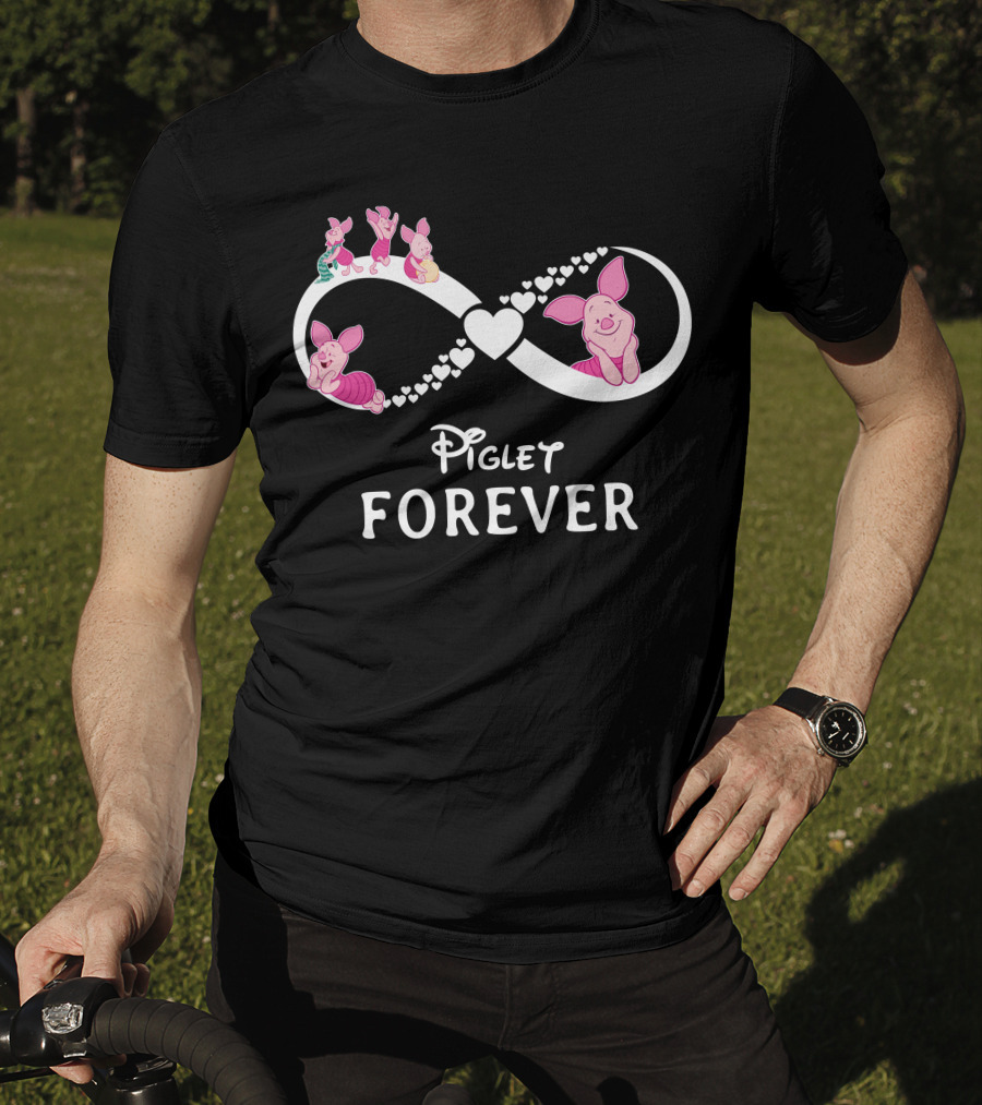 Piglet Forever Infinity Heart T-Shirt