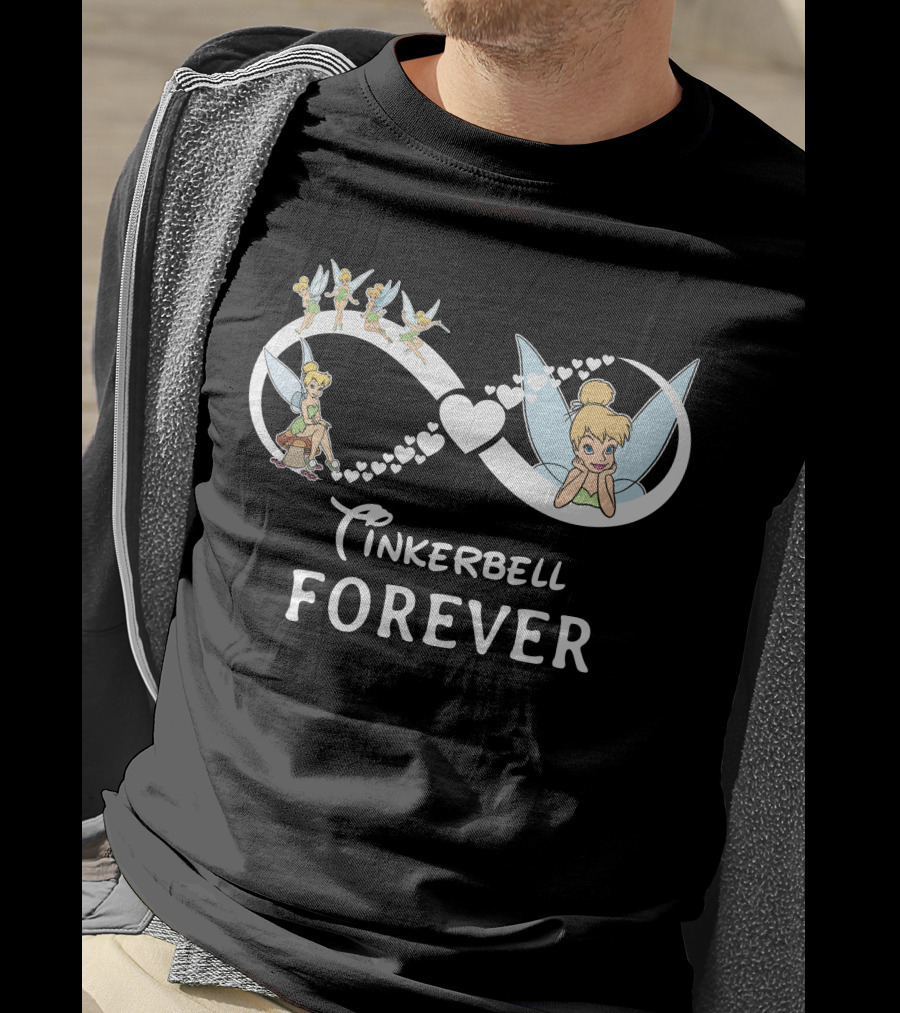 Tinkerbell Forever Infinity Heart Collection T-Shirt