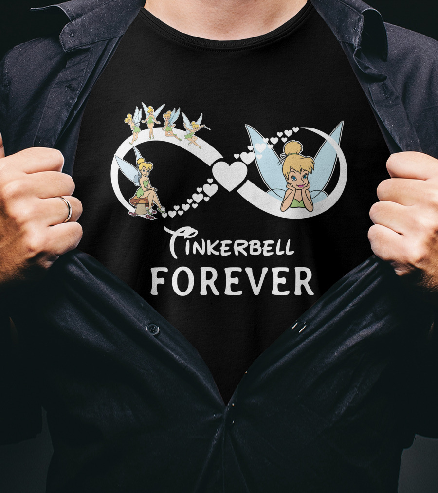 Tinkerbell Forever Infinity Heart Collection T-Shirt